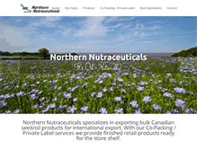 Tablet Screenshot of northernnutra.ca